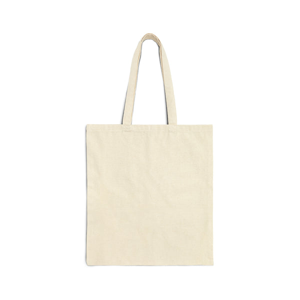 Cotton Canvas Tote Bag - "At least he never hit me"