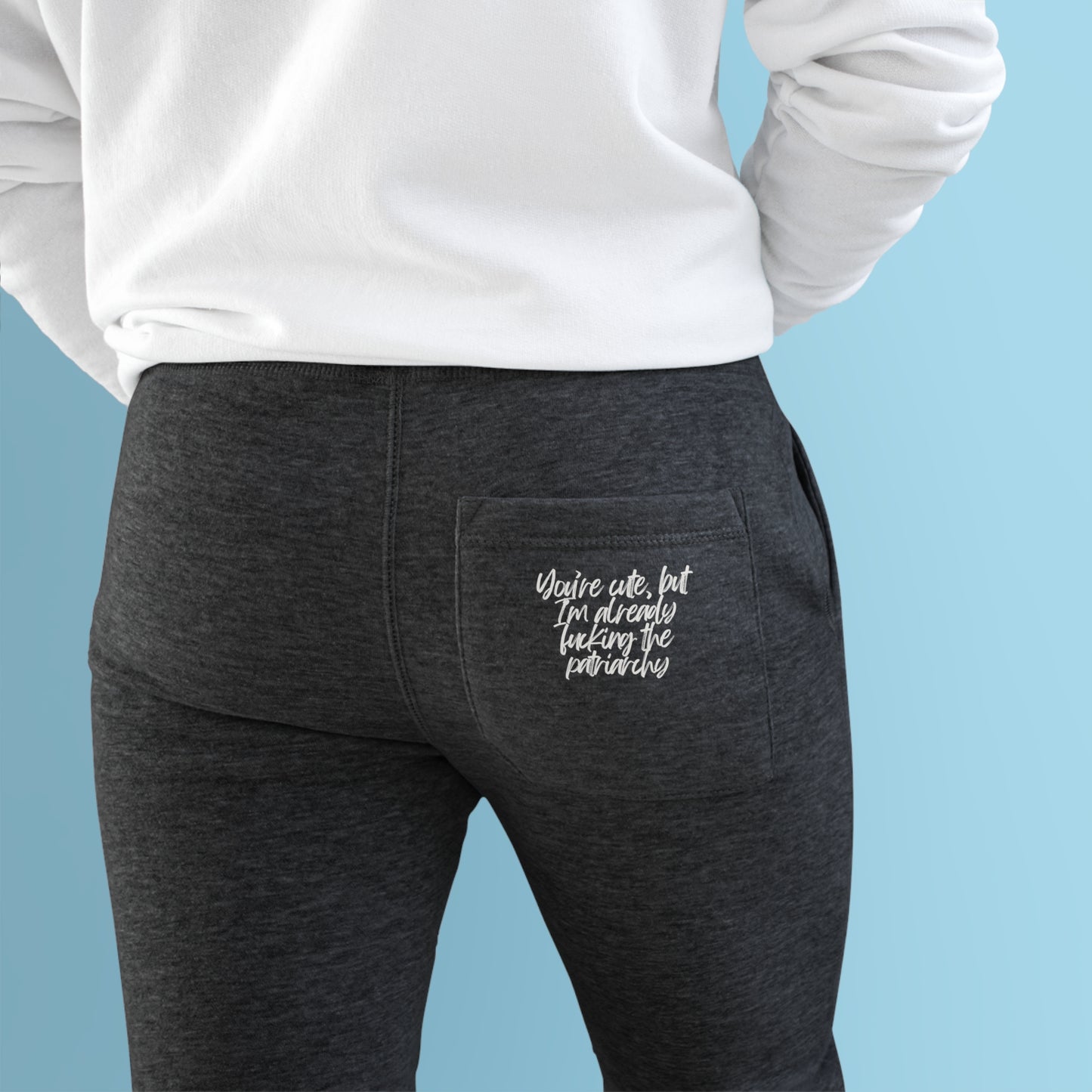 Fucking the Patriarchy Unisex Fleece Joggers