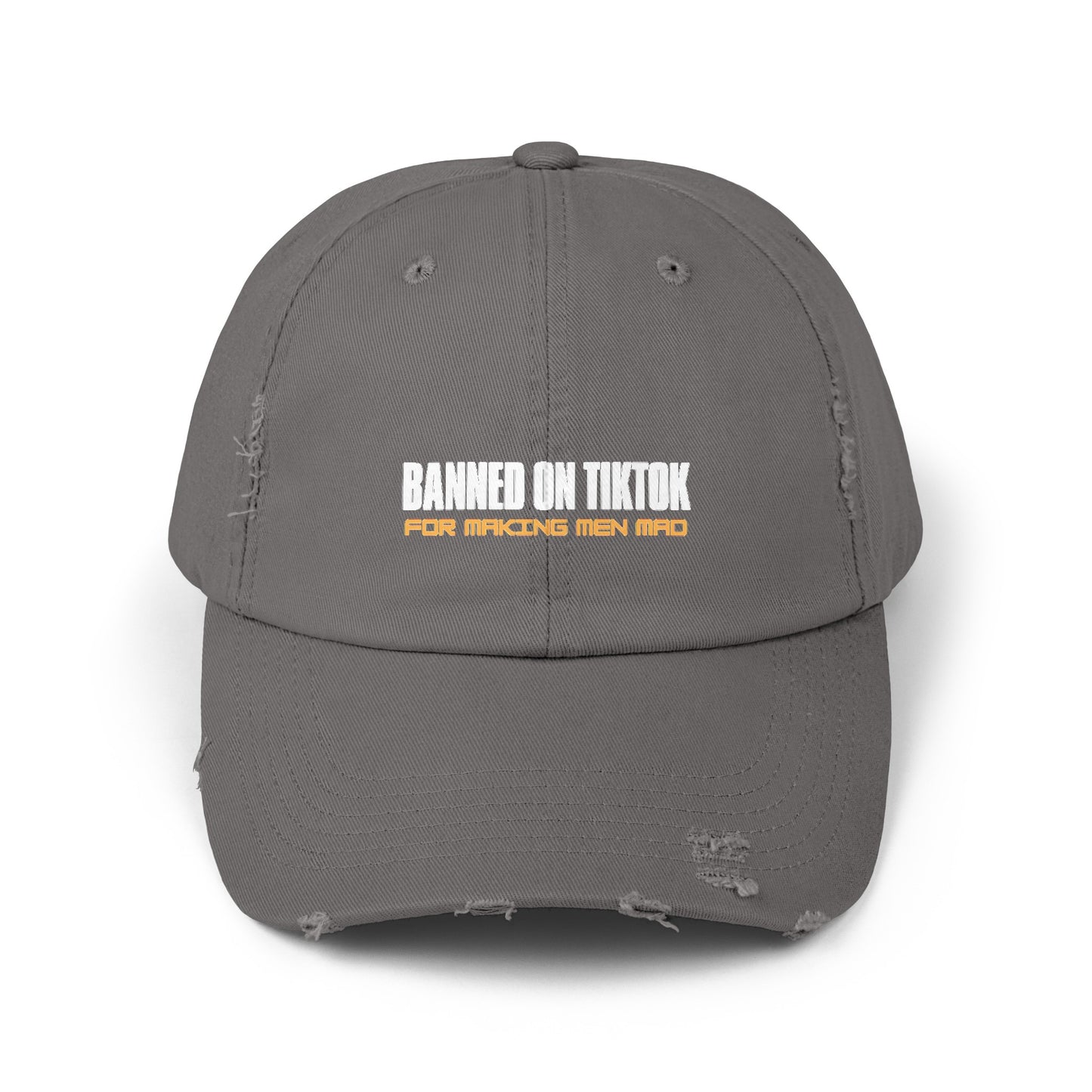 Banned on TikTok Unisex Distressed Cap